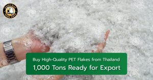 Buy High-Quality PET Flakes from Thailand – 1,000 Tons Ready for Export